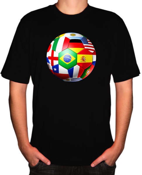 Camiseta Copa 2014 Seleções Bola