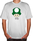 Camiseta Mário Cogumelo 1 Up